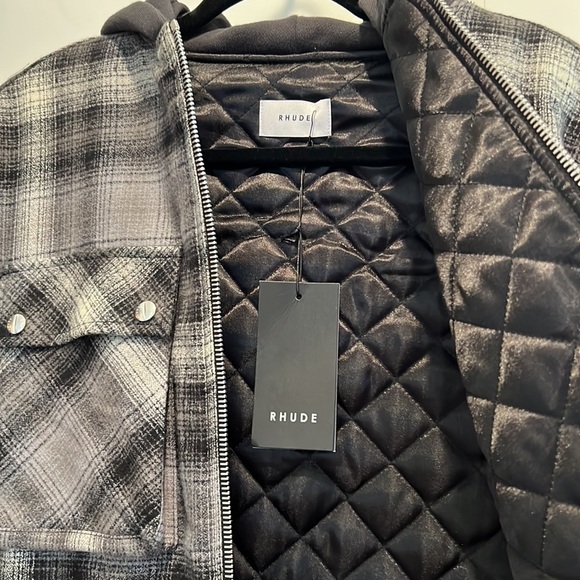 Rhude mens plaid flannel jacket - Picture 7 of 9